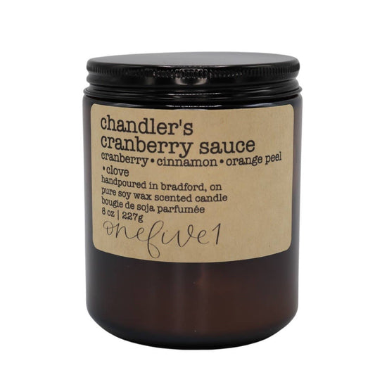 Chandler's cranberry sauce- soy wax candle | FALL