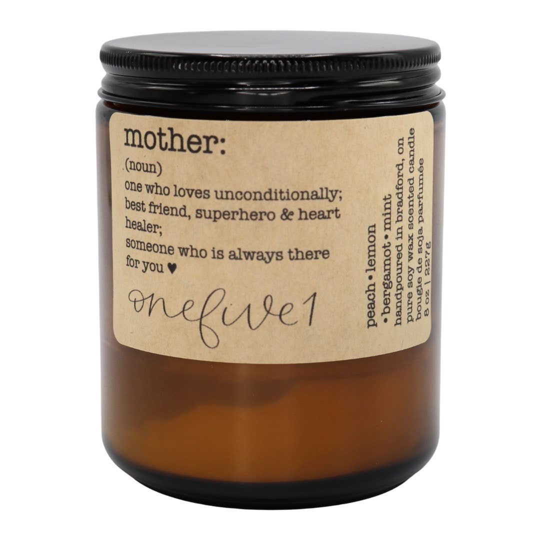 Mother definition soy candle