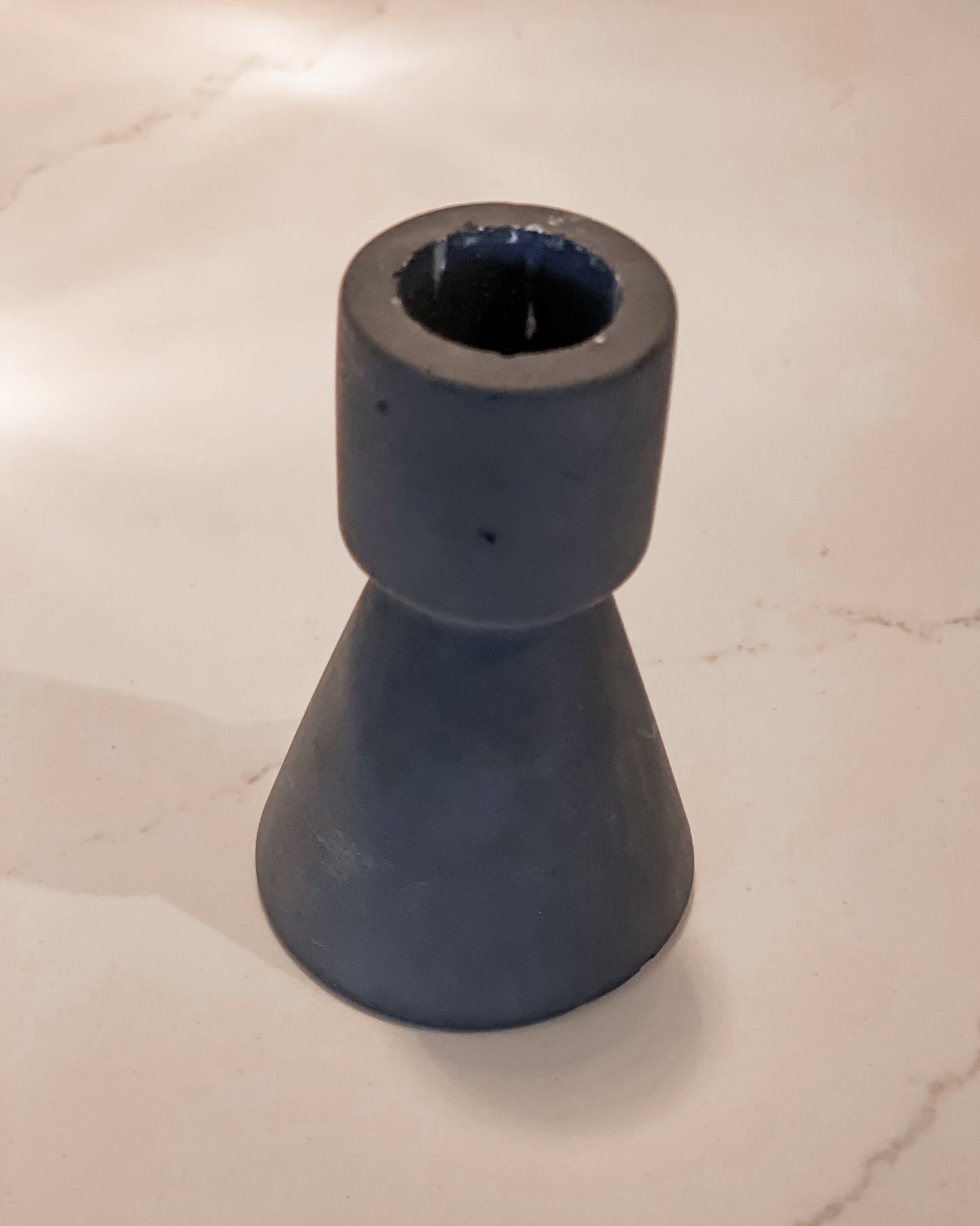 Hand poured Concrete Taper Candle Holder