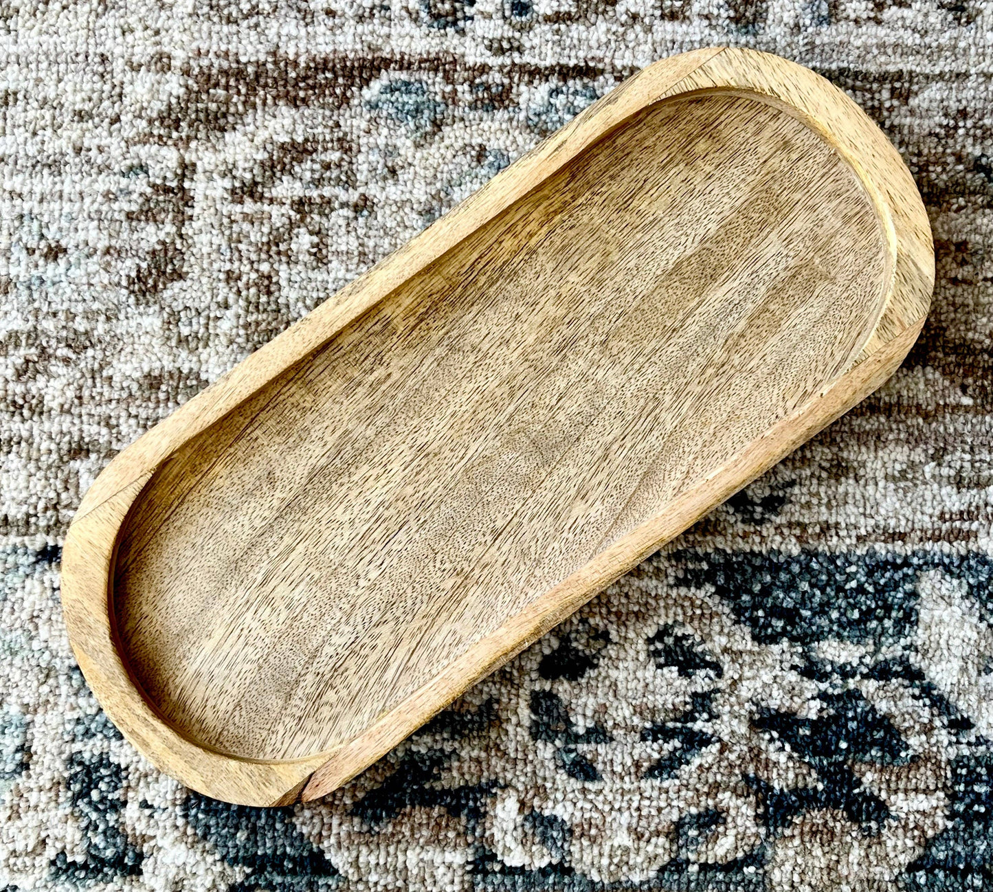 Oval Mango Wood Tray