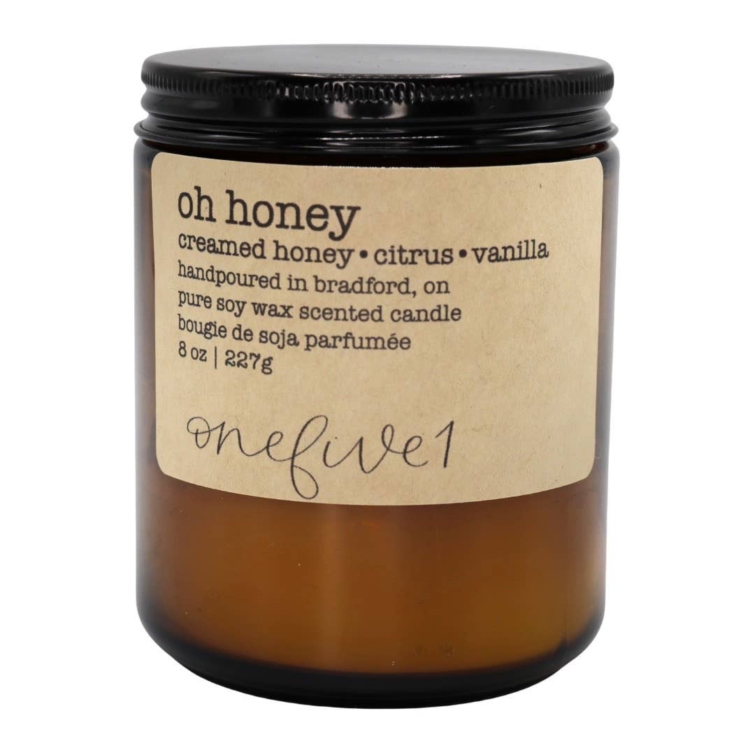 Oh honey- soy wax candle