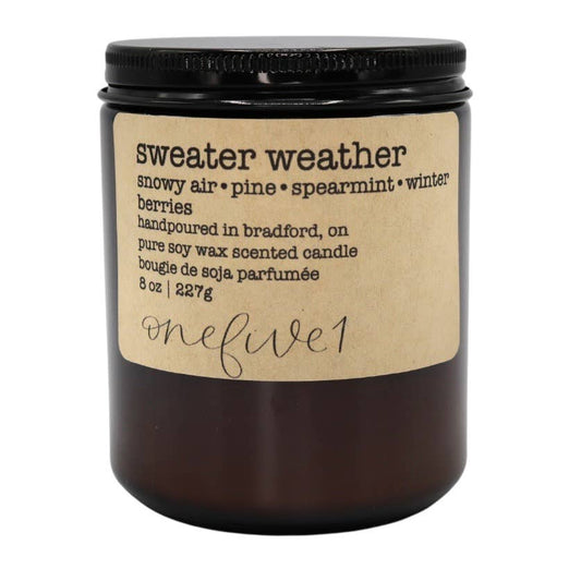 Sweater weather- soy wax candle