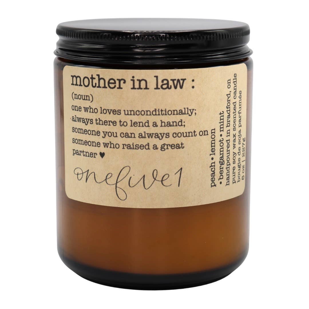 Mother in law definition soy candle