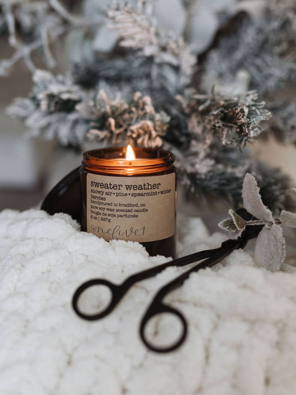 Sweater weather- soy wax candle