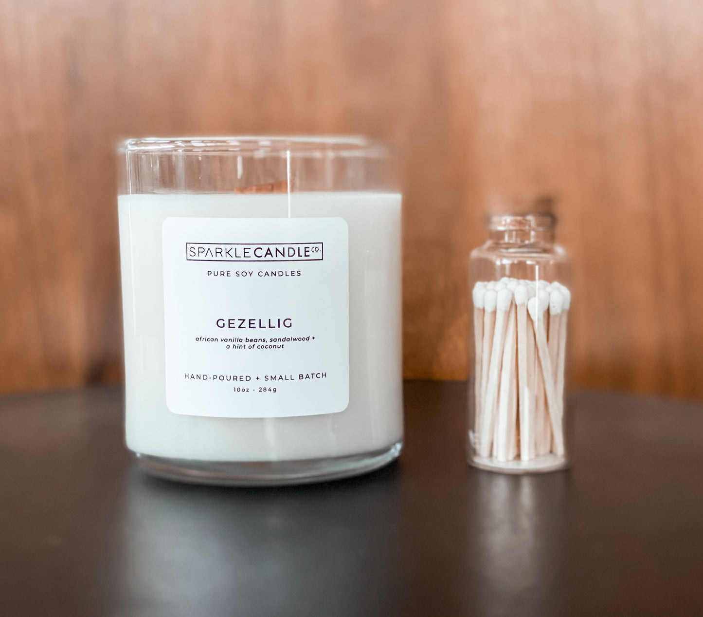 Sparkle Candle Co. Hand Poured Soy Candles 10oz