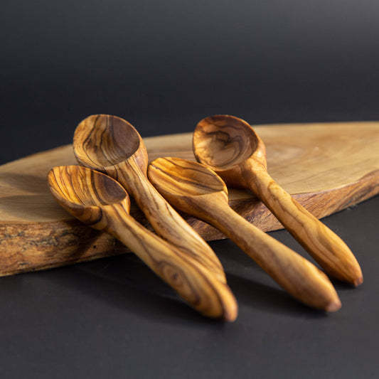 Olive Wood Mini Spoons 5 inches