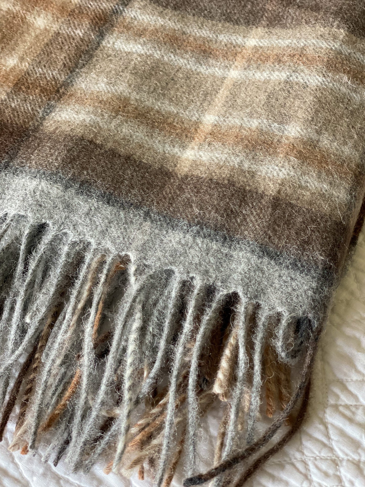 Recycled Wool Knee Blanket in Mackellar Tartan