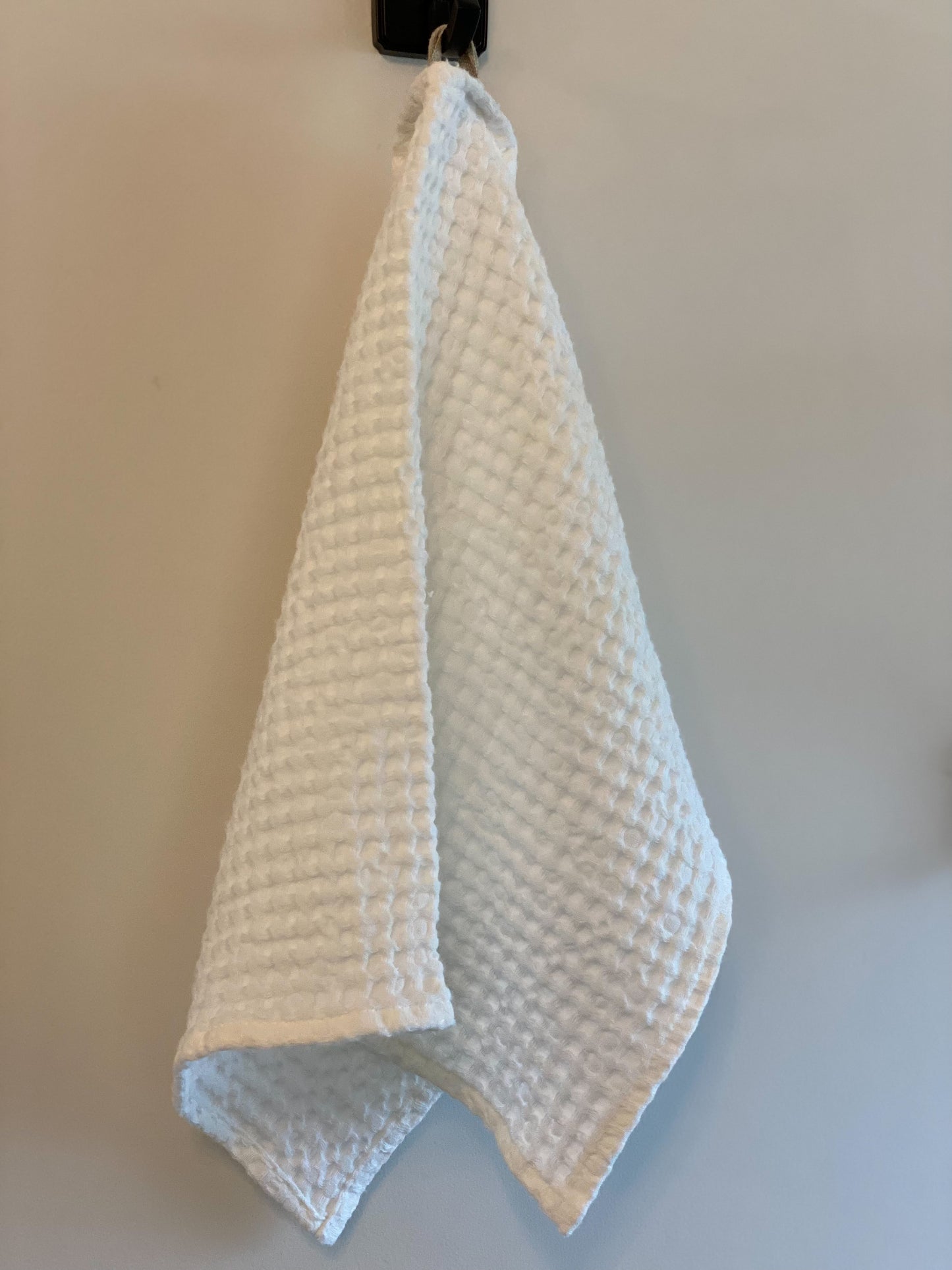 Linen waffle towels