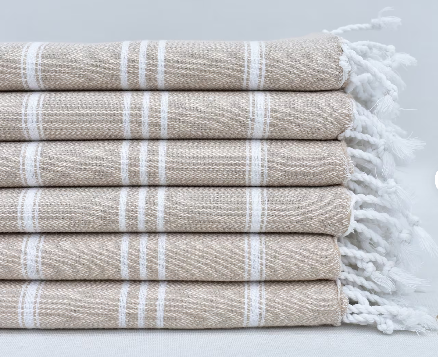 Beige Turkish Tea Towel