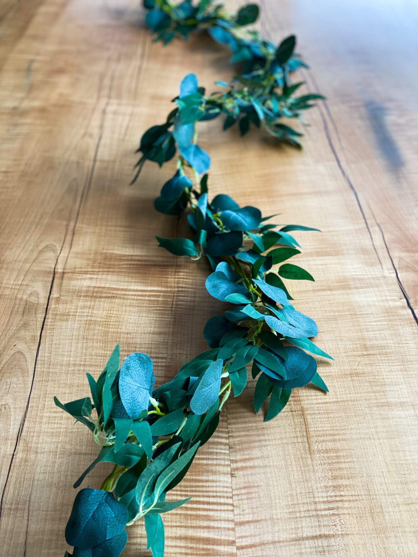 Eucalyptus + Deep Green Willow Garland (artificial)