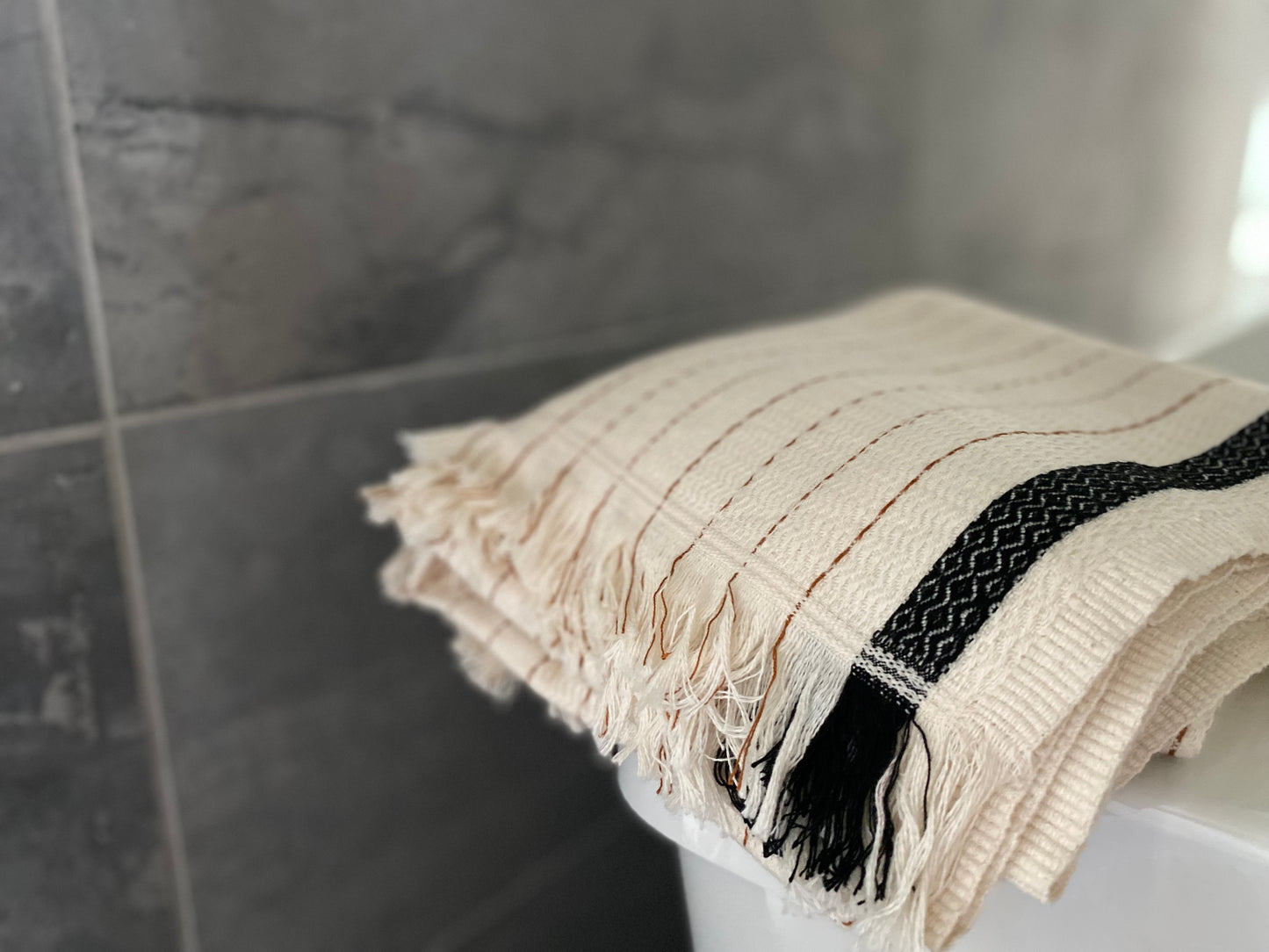 Pin Stripe Textured Turkish Towels